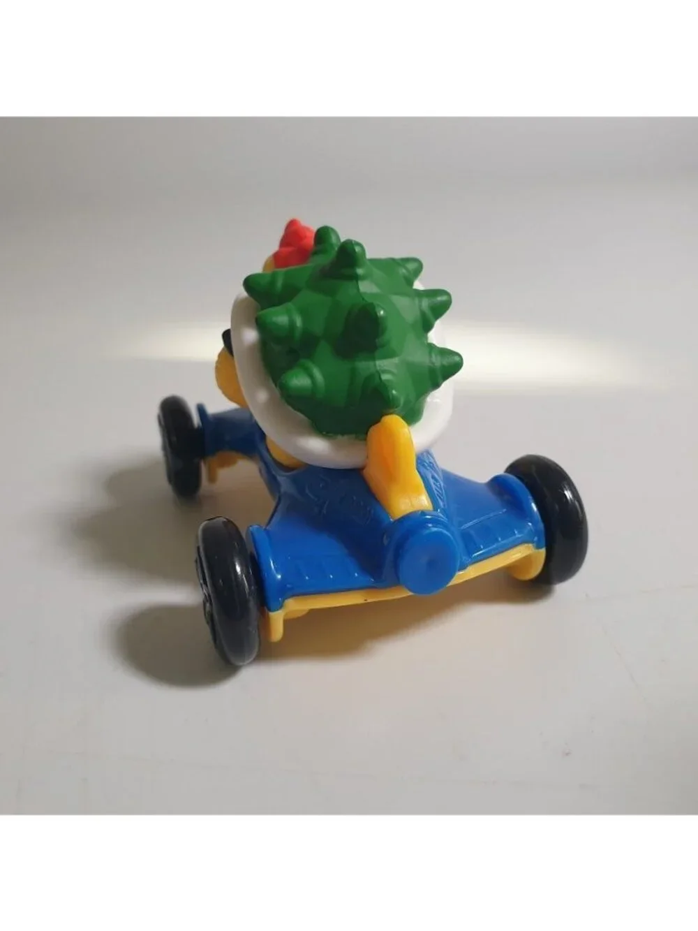 Super Mario Kart Bowser McDonalds 2022 Toy Collectible Blue Car With Stickers